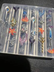 Khuôn silicon làm móng nghệ thuật, chủ đề Đại dương - Sứa, Cá ngựa, Vỏ sò, Đuôi cá voi, các họa tiết chạm khắc. - Trong sáng - Xem 15