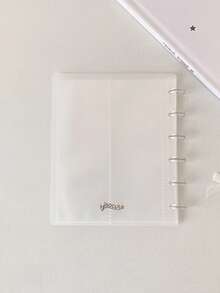 KPOP偶像照片卡收藏册 - 塑料照片套相册，带10个卡槽，文具套装，返校季，学习用品 - 白色 - 查看 9