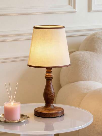 1 chiếc đèn bàn trang trí vân gỗ, thích hợp cho phòng khách, phòng học, đầu giường khách sạn, cắm trại ngoài trời, quà tặng lễ Eid, phòng ngủ, đọc sách, trẻ em, trang trí, bà bầu, cảm biến, góc cầu nguyện, phong cách Ý, tối giản, châu Âu, Trung Quốc, Pháp, Ả Rập hiện đại, Hồi giáo tối giản, phong cách chiết trung ốc đảo.