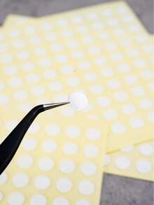 5pcs Nail Art Display Board With Adhesive - Clear - View 2