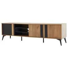Television Stands & Entertainment Centers - Brown+Black - View 9