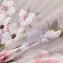3pcs Minimalist Modern Floral Pattern Double Ruffle Bed Skirt Set, Bedroom Bedding (1 Bed Skirt, 2 Pillowcases, No Inner Core) - Dusty Purple - View 8