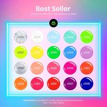 Beetles Spring Gel Polish Set - Fingertip Palette, 32 Colors Valentines Polish Set With Base Top Coat - 20 Colors Rainbow Neon - View 2