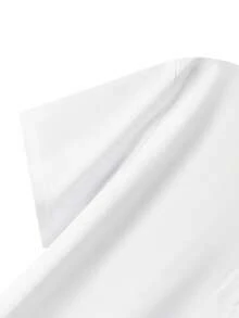 Áo Polo nam nhẹ, màu trơn, đa năng, thời trang, phù hợp cho chơi golf, chạy bộ, đi bộ, tụ họp và các dịp thể thao khác. - trắng - Xem 4
