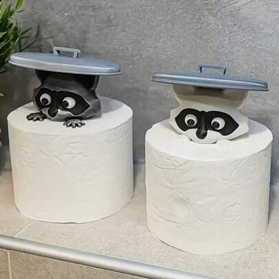 1 hộp đựng khăn giấy hình gấu trúc dễ thương - Thích hợp cho phòng tắm, văn phòng hoặc trang trí nhà cửa, món quà lý tưởng cho phòng tắm gia đình, hộp đựng giấy vệ sinh, phụ kiện nhà vệ sinh văn phòng, điểm nhấn trang trí hiện đại, thiết kế ngộ nghĩnh.