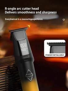 Kemei Máy cắt tóc điện KM-1958 lưỡi dao kiểu R dành cho thợ cắt tóc, lưỡi dao cảm giác mát lạnh, sạc không dây, thích hợp sử dụng tại nhà hoặc salon. - Nhiều màu - Xem 3