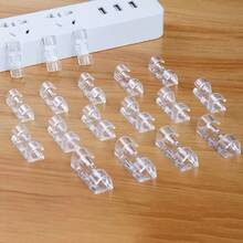 19pcs New Minimalist Portable Cable Clips, Suitable For Most Power Cords And Network Cables, For Cable Management And Storage - 100pcs Red - View 10