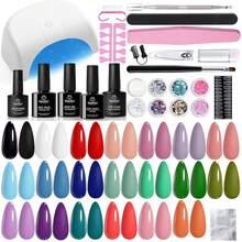Beetles Gel Nail Polish Kit With U V Light - 80Pcs Color Enchantment 55 Colors Gel Polish Starter Kit - 20 Colors Colorful Dreamscape PRO - 查看 9