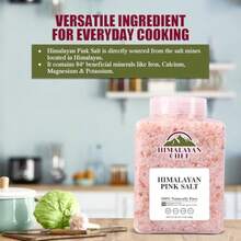 Himalayan Chef Pink Himalayan Salt Coarse Grain Plastic Jar - 5 lbs. For Refill Grinders - como en la foto - Ver 7
