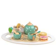 1 Set Cute Miniature Pretend Play Tea Set, Realistic Simulation Teapot, Portable Afternoon Tea Etiquette Toy For Children Role Play - Multicolor - View 8