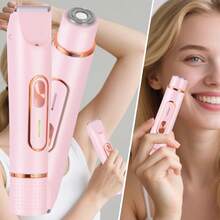 1pc USB Rechargeable Women's Intimate Hair Trimmer, Electric 2-In-1 Shaver & Epilator - View 10