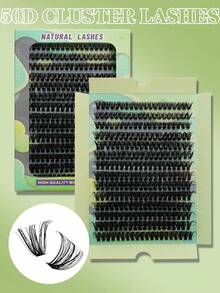 50D 80D 100D 120D D卷翘蓬松睫毛簇，打造浓密卷翘效果，10-16毫米睫毛簇，适合初学者 - D - 查看 1