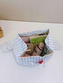 新款夏季可爱兔耳包大容量背包通勤包时尚女童书包 - 藍色 - 查看 10