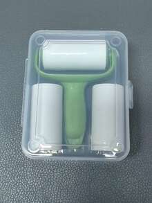 1件裝簡約實用款紫色純色迷你撕拉式滾筒黏毛紙，高黏性除毛除塵，易撕斷，適用衣物除毛、沙發除塵、床上毛髮清理，便攜式替換紙捲清潔 - 彩色 - 查看 17