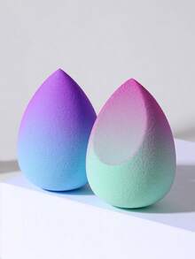 2pcs Ombre Makeup Sponge, Suitable For Cream & Powder Concealer, Loose Powder Makeup Applicator,Makeup,Cheap,Room Decor,Vanity,Travel,Bedroom,Makeup Accessories,Puff,Makeup Blender,Powder Puff,Makeup Sponge,Cheap,Stocking Stuffers,Makeup,Makeup Tools,Cheap Stuff,Gifts,Gifts For Women,Christmas Gifts,Giveaways,Travel,Cheap Stuff,Travel Essential - Multicolor - View 7