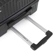YONSLY Lightweight 2‑Piece Suitcase Set 24/28 Inches With 4 Wheels 360° Mesh Pocket TSA Customs Lock YKK Double Repair Zipper Suitcase For Vacation - 黑色 - 查看 4