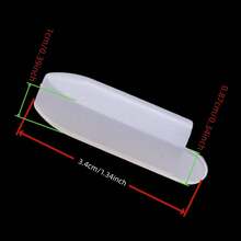 Easy Nail 10/20/50-Piece Cuticle Nipper Protective Sleeves – Transparent PVC Soft Rubber Caps For Beauty Pliers, Nail Tool Protection Caps - Multicolor - View 5