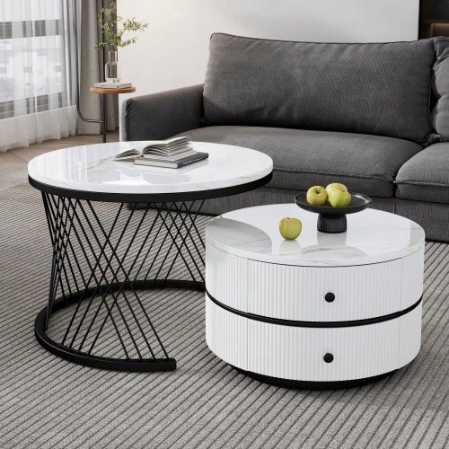 Coffee Tables - White - View 1