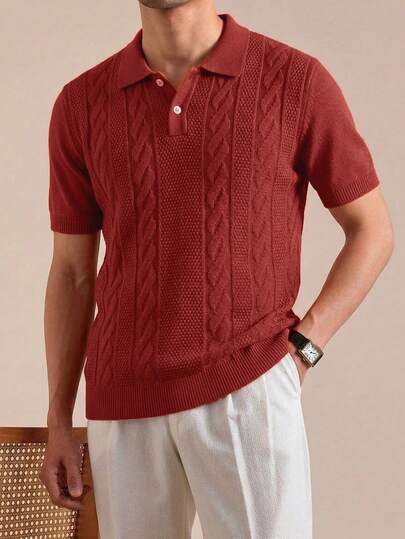 Áo polo tay ngắn cổ bẻ họa tiết đồng xu phong cách retro vintage mới của LOOKUN dành cho cả nam và nữ, dáng rộng, thoải mái, thanh lịch, công sở.