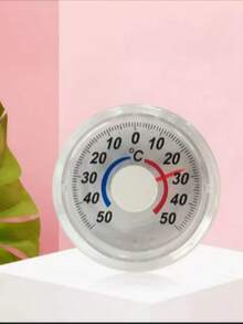 Clock-Style Indoor/Outdoor Thermometer, Convenient And Practical - Multicolor - View 7