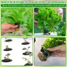 10/20pcs 2-Inch Hydroponic Net Pots, Reusable Thickened Wide-Rim Round Planting Baskets For Hydroponics - A - View 8