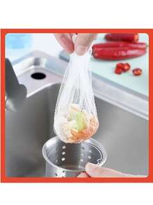 100pcs/200pcs Kitchen Sink Drain Strainer, Collect Food Waste In Sink - A - View 6