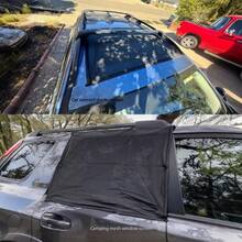 Car Sunshade Mosquito Net Magnetic Car Window Screen Sun Shade UV Protection Anti-Mosquito Mesh Curtain For Auto - A - View 3