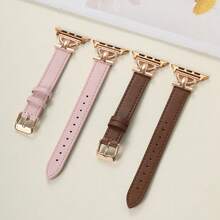 女士迷你PU皮革表带，兼容 Series 1-11 SE Ultra 3 2 1智能手表，兼容 49/46/45/44/42/41/40/38毫米 - 彩色 - 查看 11