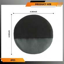 4.36*4.36 Round Car Screen CleanerDouble Sided Microfiber Screen Cleaning Pad For Car Display Dashboard LCD Display Universal Cell Phones Touch Screen Cleaner For Car Accessories Round - Round - View 2