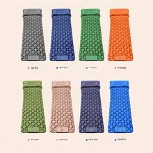 1 tấm đệm ngủ bơm hơi ngoài trời kèm gối, nệm hơi siêu nhẹ có bơm tích hợp, giường hơi nhẹ cho leo núi, thảm dã ngoại gấp gọn, gối bơm hơi ngủ trưa trên bãi biển, đệm ngủ bơm hơi cho đêm Giáng sinh. - Nhiều kiểu dáng - Xem 9