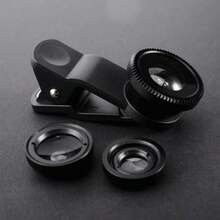 Phone Camera Lens 3-In-1 Clip-On Phone Camera Lens Kit, Including 180° Fisheye, 0.65X Wide Angle, 10X Macro Lenses, Freely Switch Shooting Modes, Magnify Details, Easily Capture Professional-Grade Photos Mother's Day Spring - Mobile Phone Auxiliary Camera Lens - View 10