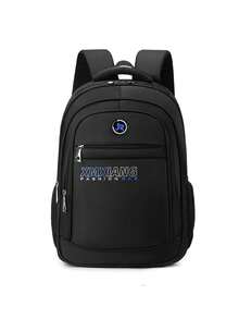 Men's Backpack, Large Capacity Travel Bag, Student Laptop Bag - Blue - View 1