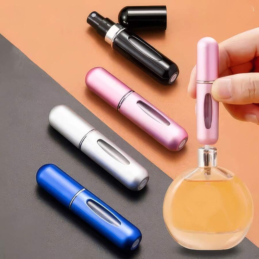 1 Portable Mini Perfume Spray, Reusable Perfume Bottle, Multi-Color Optional, Cosmetics Travel Container, Leak Proof And Compact Design, Suitable For Travel, Camping And Home Use - 均碼 - 查看 1