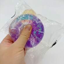 Aurora Candy Ball Squishy Toy – Large Soft Stress Relief Squeeze Ball - Purple - View 3