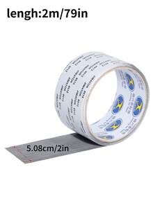 1 Cuộn băng keo sửa chữa lưới cửa sổ bằng sợi thủy tinh chịu lực cao, kích thước 2m x 5.08cm, màu đen, dùng để vá lỗ thủng, chống thấm nước và chống côn trùng, thích hợp cho cửa ra vào, hiên nhà và sử dụng ngoài trời. - Đen - Xem 8