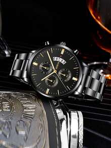 Đồng hồ thạch anh nam thanh lịch, đa năng, thời trang và tối giản. - Nhiều màu - Xem 5