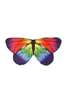 Rainbow Gradient Monarch Butterfly Wing Backpack, Adult Party Cosplay Prop, Fairy Wing Accessory, Festival Costume Wing Prop, Birthday Party Wing Decor - View 8