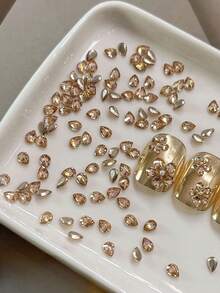 Rhinestone Nail Art Decorations, Luxury Sparkling Teardrop Shape, Handmade Zirconia, Nail Accessories, Rhinestone Decoration Kit Nails Nail Charms - Multicolor - View 13