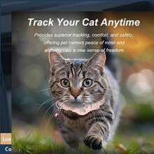 Bộ vòng cổ cho mèo cưng, bao gồm vòng cổ, thiết bị định vị và vỏ bảo vệ bằng silicon, thiết bị định vị GPS thông minh chống thất lạc - Theo dõi thời gian thực, không cần cài đặt, chỉ tương thích với thiết bị iOS. - Hồng - Xem 4