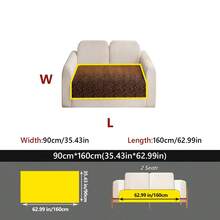 1件装雪尼尔四季通用宠物防滑沙发垫，适用于家庭客厅、卧室、办公室沙发，可机洗 - 多色 - 查看 25