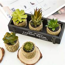 5 chậu hoa giả, cây mọng nước giả, đồ trang trí hoa bằng nhựa, thích hợp trang trí trong nhà/ngoài trời, nhà cửa, nhà bếp, bàn làm việc, trang trí đám cưới. Một món quà tuyệt vời và lời chúc tốt đẹp cho Ngày của Mẹ, Ngày của Cha, 520. - Bộ bonsai nhân tạo 5 món - Xem 5