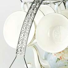 Mug Holder Coffee Mug Rack Coffee Cup Holder Stand Dishes Organizer Wrought IronMug Drainer Storage Drying Rack for Counter Cabinet Table Soporte para tazas de café soporte para tazas de café - 1 - Ver 4