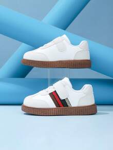 Giày thể thao trẻ em thời trang, nhẹ và thoải mái, phù hợp cho cả bé trai và bé gái. - trắng - Xem 7