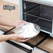 120 chiếc màng nhôm bọc thực phẩm, nắp cách nhiệt tái sử dụng cho nhà bếp và bàn ăn, thích hợp cho dã ngoại, cắm trại và sử dụng tại nhà, nắp giữ ấm thức ăn | nắp an toàn thực phẩm | màng bọc thực phẩm tái sử dụng, bảo quản thực phẩm, bảo quản trong tủ lạnh - Nhiều màu - Xem 12