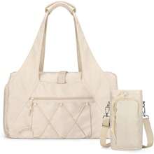 Unisex Yoga Fitness Bag With Water Bottle Holder, Shoe Compartment, Wet & Dry Separation Pockets, Adjustable Yoga Mat Strap, Large Capacity Multi-Function Gym Bag, Yoga Tote Bag, Fitness Travel Bag - Multicolor - View 13