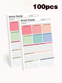 A5 To-Do List Notepad With Tear-Off Pages, Efficient Planning Notebook, Minimalist Style Planning Tool With Date Planner Pages, Smooth Paper - A - View 9