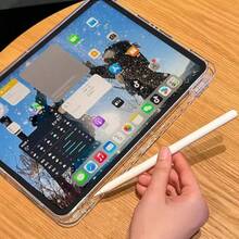 Cute Cartoon Clear Tablet Protective Case For  2025 11-Inch/11th/10th Generation Pro 2020/2021/2022 10.9 Inch, Air 3/4/5/6/7, (2021/2020/2019) 10.2 Inch, 11 Generation 2025, 2017/2018 9.7inch,  Pro 2024(11inch/13inch), Air 2024 11inch, Lightweight Soft TPU, With Pen Slot, Anti-Scratch Ultra Slim Protective Tablet Cover, Shockproof Impact Resistant, Clear - GT卡通A - 查看 2