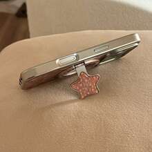 GUCADI Silver-Edged Magnetic Gold-Plated Deer Pattern Star + Deer Star Magnetic Stand Gold-Plated Star Phone Case, Suitable Compatible With Apple 17pm, 15 Magnetic Stand, 16 Gold-Plated Star, 14 Personalized, 13 Hard Shell, Unique, Creative, Retro Style, Geometric, Minimalist Style, Niche, Luxury Style, Ins Style. - Multicolor - View 8