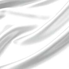 Satin Fabric 1 Yard 60 Wide Soft Silky Charmeuse Satin Fabric By Yard Soild Fabric Wedding Dress, Sewing, Crafts, Party Decorations, Backdrop, White - 1碼+白色 - 查看 1
