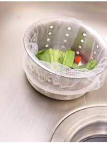 100pcs/200pcs Kitchen Sink Drain Strainer, Collect Food Waste In Sink - A - View 4